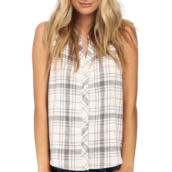 Joie Tops - Joie super cute plaid tank
